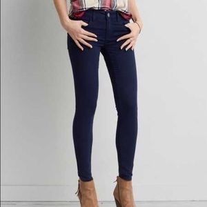 Dark wash jeggings